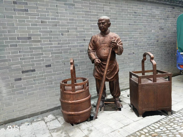 浙江省天臺縣街頭古鎮(zhèn)雕塑工程