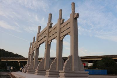 杭州蕭山殯儀館牌坊工程