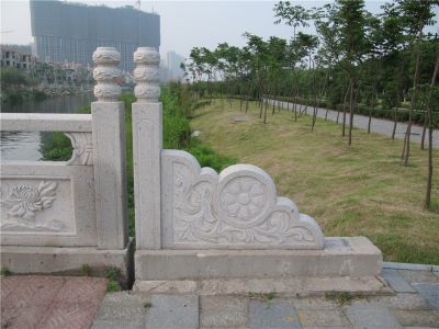 下沙沿江大道石欄桿工程